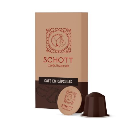 Schott Cafés Especiais - 10 Cápsulas - Compatível Nespresso