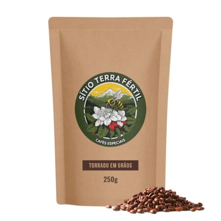 Sítio Terra Fértil Cafés Especiais Grãos 250g