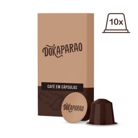 Dokaparao Cafés Especiais - 10 Cápsulas - Compatível Nespresso