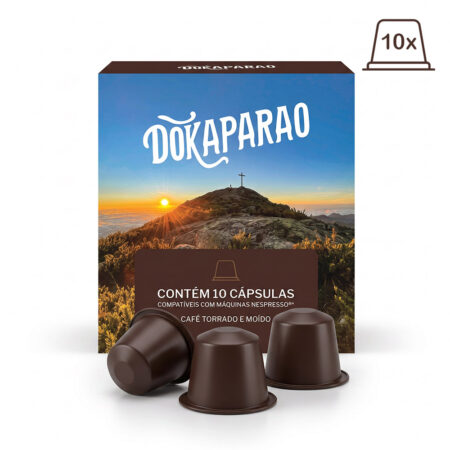 Dokaparao Cafés Especiais - 10 Cápsulas - Compatível Nespresso